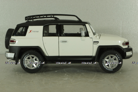 Toyota FJ Cruiser 2008, white, C4172, CHE ZHI 1:24