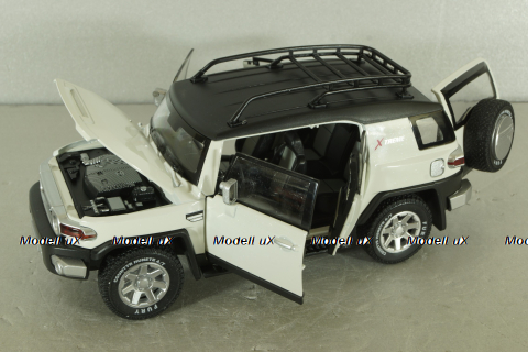 Toyota FJ Cruiser 2008, white, C4172, CHE ZHI 1:24