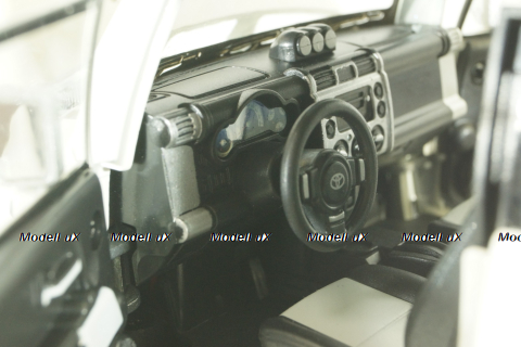 Toyota FJ Cruiser 2008, white, C4172, CHE ZHI 1:24