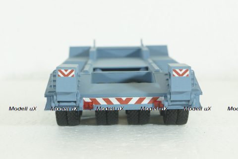 Прицеп ЧМЗАП-5208 , серо/голубой, Modellux 1:43