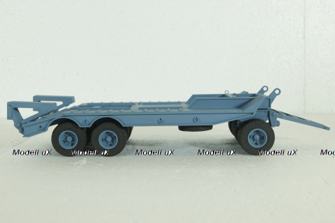 Прицеп ЧМЗАП-5208 , серо/голубой, Modellux 1:43