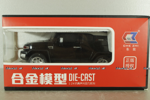 Toyota FJ Cruiser 2008, black, C4172, CHE ZHI 1:24