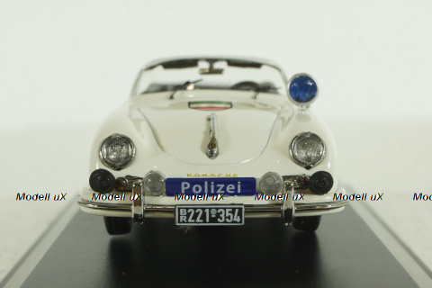 Porsche 356A Cabrio, Polizei, 450256600, Schuco 1:43