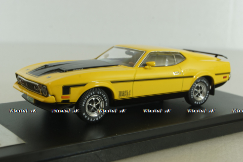 Ford Mustang Mach 1 1971, yellow, PRD397J, Premium X 1:43