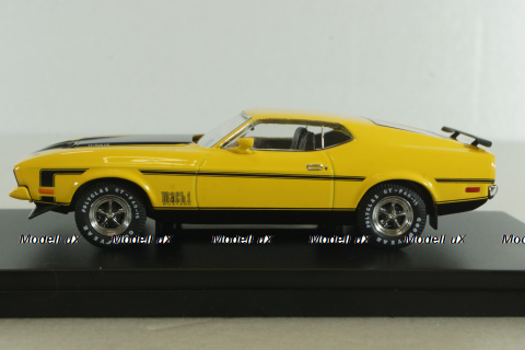 Ford Mustang Mach 1 1971, yellow, PRD397J, Premium X 1:43