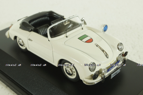 Porsche 356A Cabrio, Polizei, 450256600, Schuco 1:43
