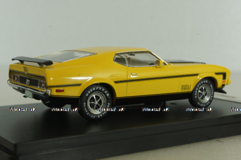 Ford Mustang Mach 1 1971, yellow, PRD397J, Premium X 1:43