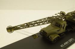 КРАЗ-257 КС-4561 Автокран, SSM1394, SSM 1:43