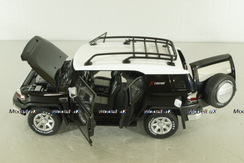 Toyota FJ Cruiser 2008, black, C4172, CHE ZHI 1:24