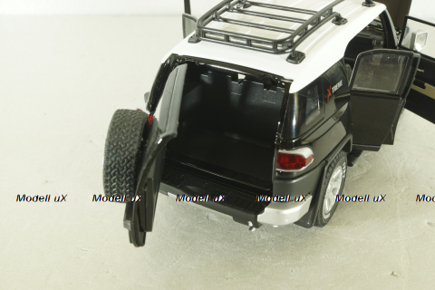 Toyota FJ Cruiser 2008, black, C4172, CHE ZHI 1:24