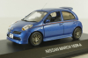 Nissan March/Nissan Micra 15SR-A with NISMO Stripe, Metallic Blue,18010SR, J-Collection 1:43