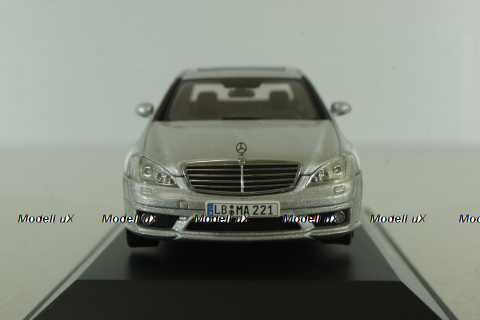 Mercedes S 63 AMG (W221) 2008, silver, B66962384, Autoart 1:43