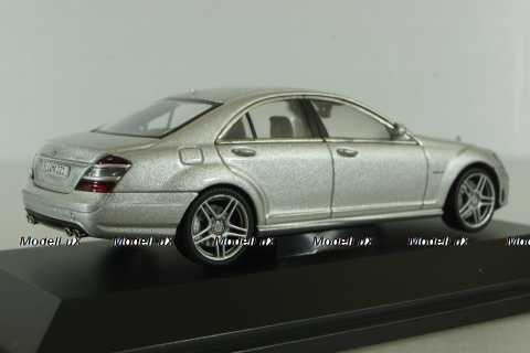 Mercedes S 63 AMG (W221) 2008, silver, B66962384, Autoart 1:43
