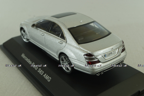 Mercedes S 63 AMG (W221) 2008, silver, B66962384, Autoart 1:43