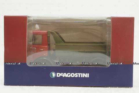 Маз-5551 самосвал, красн/зел, Автолегенды СССР №31, Грузовики, 1:43