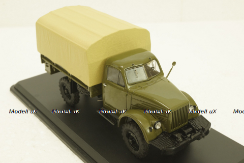Газ-63А с лебедкой тентом, SSM1435, SSM 1:43