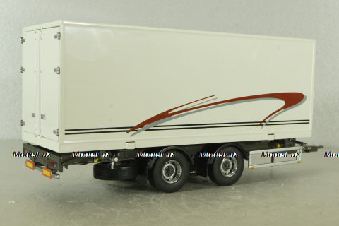 Volvo Central Axle Trailer, white, 2-х осный прицеп, 13031, Motorart 1:43
