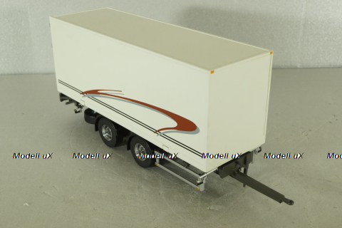 Volvo Central Axle Trailer, white, 2-х осный прицеп, 13031, Motorart 1:43