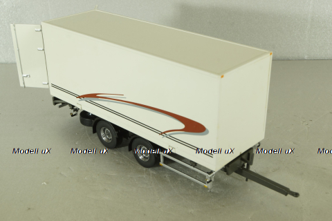 Volvo Central Axle Trailer, white, 2-х осный прицеп, 13031, Motorart 1:43