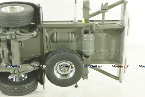 Volvo Central Axle Trailer, white, 2-х осный прицеп, 13031, Motorart 1:43