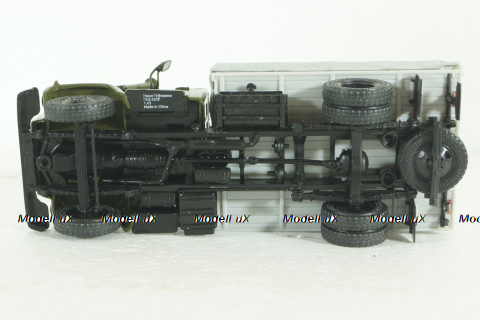 Газ-3309, зеленый/серый, Наши Грузовики 1:43 (конверсия)