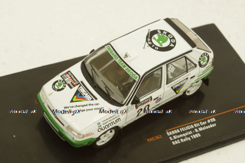Skoda Felicia Kit Car, No.20, RAC Rally, S.Blomqvist/B.Melander, 1995, RAC363, IXO 1:43