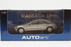 Maybach 57 SWB 2003 grey, 56153, Auto Art 1:43