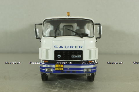 Saurer D330 fuel tanker 1977, white/silver, Camion D'epoca  №50, DeAgostini 1:43 