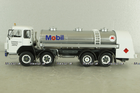 Saurer D330 fuel tanker 1977, white/silver, Camion D'epoca  №50, DeAgostini 1:43 