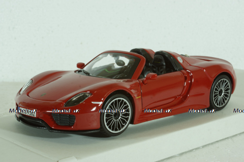 Porsche 918 Spyder 2010, red, BU21076R, Burago 1:24