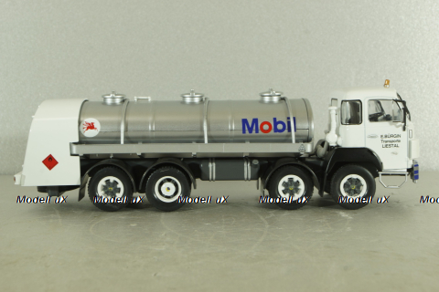 Saurer D330 fuel tanker 1977, white/silver, Camion D'epoca  №50, DeAgostini 1:43 