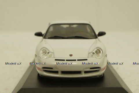 Porsche 911 (996) GT3 RS 2002, white/red rims, 403062028, Minichamps 1:43