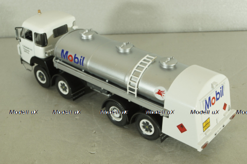 Saurer D330 fuel tanker 1977, white/silver, Camion D'epoca  №50, DeAgostini 1:43 