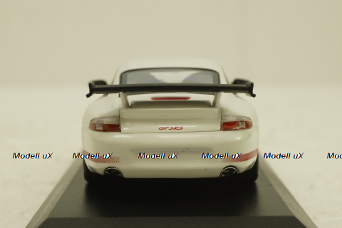 Porsche 911 (996) GT3 RS 2002, white/red rims, 403062028, Minichamps 1:43