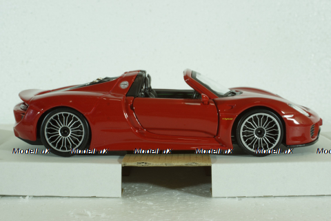 Porsche 918 Spyder 2010, red, BU21076R, Burago 1:24