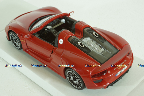 Porsche 918 Spyder 2010, red, BU21076R, Burago 1:24