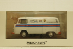 Volkswagen T2 Delivery Van, Porsche Renndienst Martini design, 943053065, Minichamps 1:43