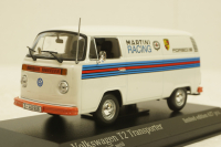 Volkswagen T2 Delivery Van, Porsche Renndienst Martini design, 943053065, Minichamps 1:43