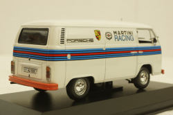 Volkswagen T2 Delivery Van, Porsche Renndienst Martini design, 943053065, Minichamps 1:43