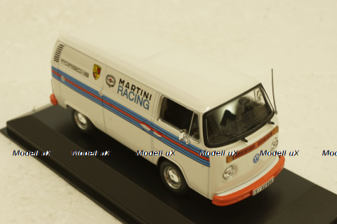 Volkswagen T2 Delivery Van, Porsche Renndienst Martini design, 943053065, Minichamps 1:43