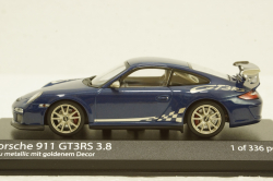 Porsche 911 (997 II) GT3 RS 3.8 blue, 403069114,  Minichamps 1:43