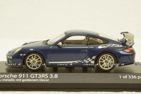 Porsche 911 (997 II) GT3 RS 3.8 blue, 403069114,  Minichamps 1:43