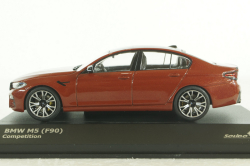 BMW 5-Series M5 (F90) V8 Biturbo 2021, Red, 4312702, Solido 1:43