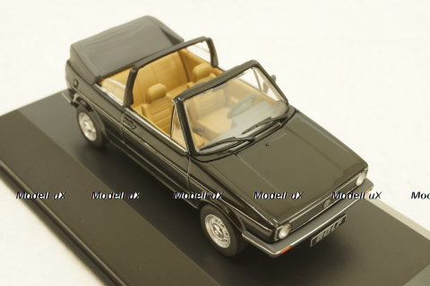 Volkwagen Golf I Cabrio (1979-1993), black, AM004VW, IXO 1:43