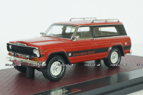 Jeep Cherokee Chief red 1980, MX21004-011, Matrix 1:43