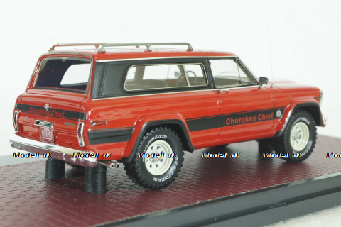 Jeep Cherokee Chief red 1980, MX21004-011, Matrix 1:43