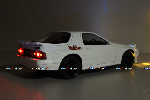 Mazda RX-7 FC3S 1990, white, 20052, Jinlifang 1:24