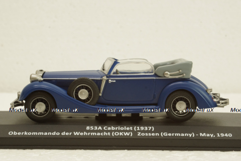 Horch 853A cabriolet (1937), Altaya Military #82 Altaya 1:43