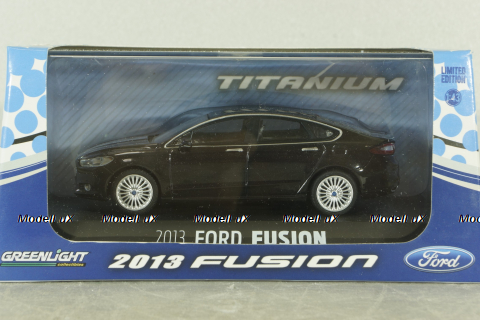 Ford Fusion (Mondeo) 2013, black, 86036, Greenlight 1:43