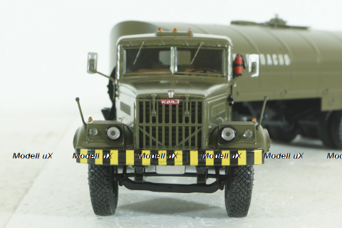 КрАЗ-258 с полуприцепом-цистерной ТЗ-22 (хаки), SSM7026, SSM 1:43